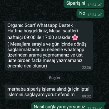 Sipariş İptalinde Yaşanan Zorluklar