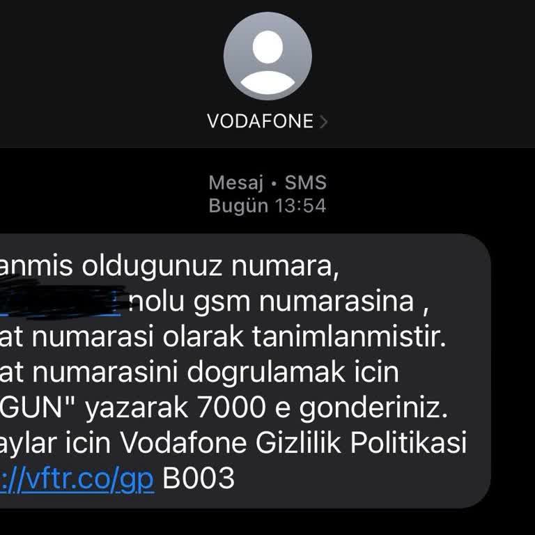 Yanlış İletişim Numarası Sorunu