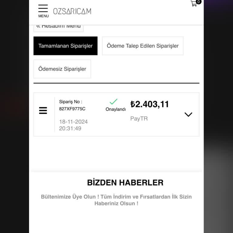 Ozsarıcam Kaban Siparişimde 1.5 Aylık Bekleyiş