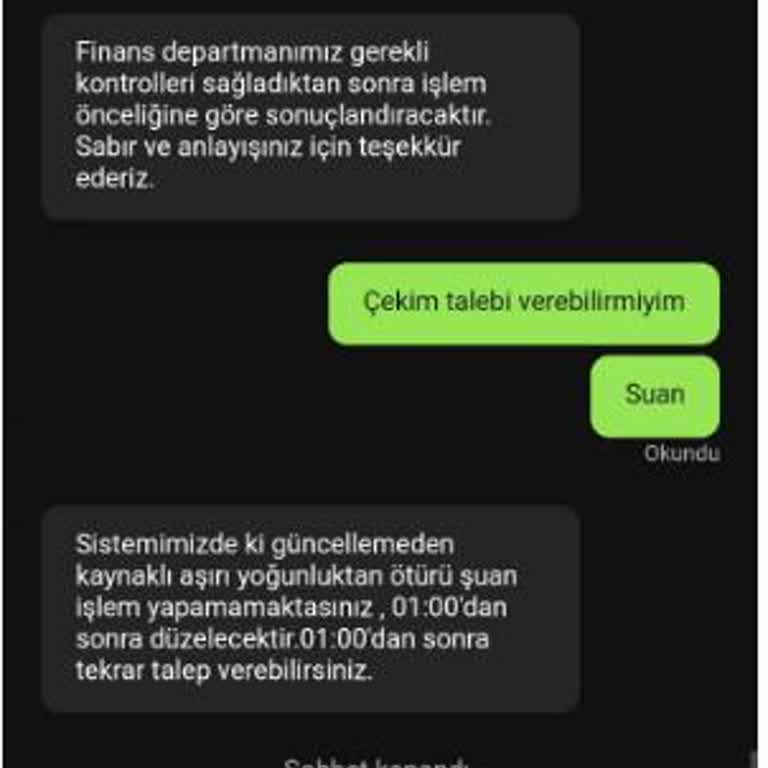 Kazanç Sonrası Çekim Engeli Ve Hesap Güvenliği Sorunu