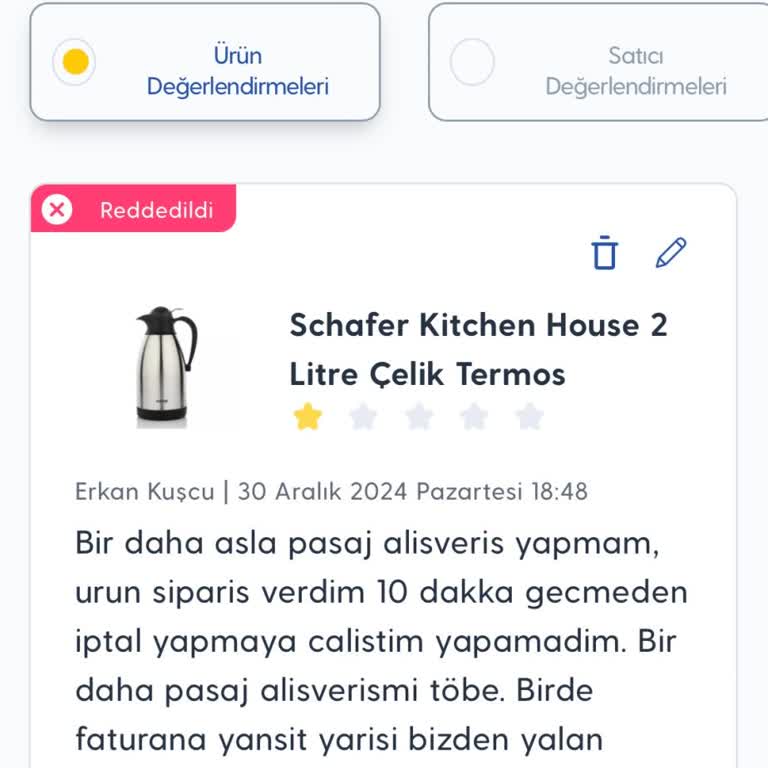 Turkcell Pasaj Alışverişinde İade Sorunu