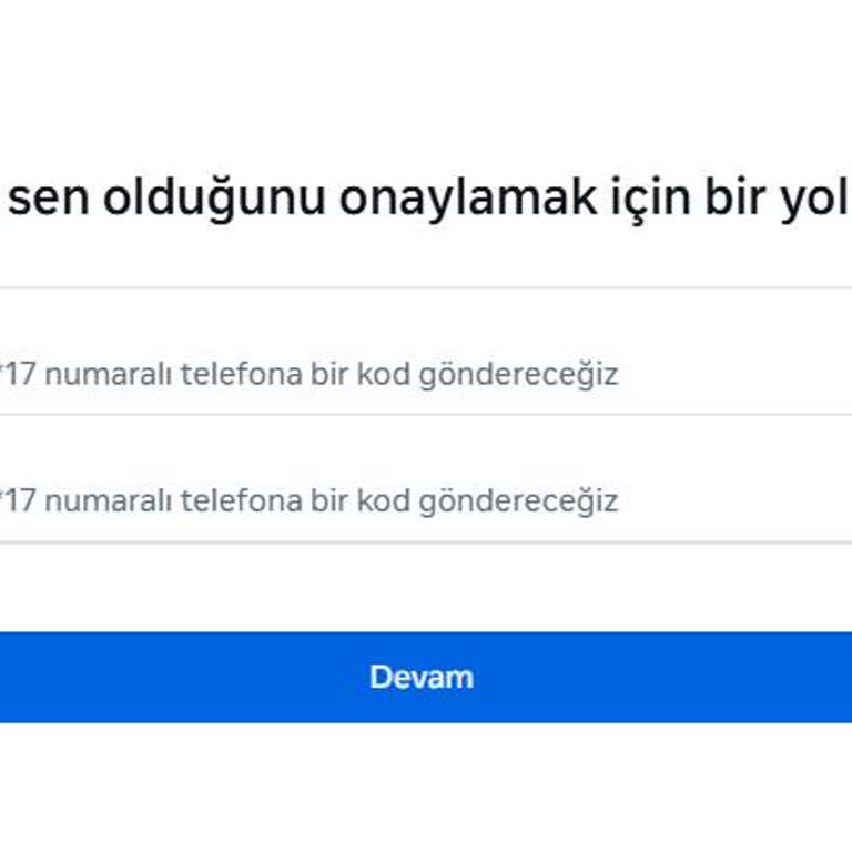 Facebook Hesabına Erişim Sorunu Ve Eski Numara Engeli