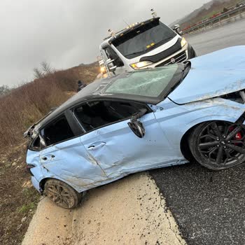 Hyundai İ20-n İle Yaşanan Tehlikeli Kaza