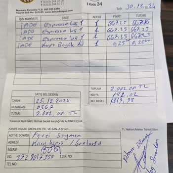 Kahve İade Sürecinde Yaşanan Sorunlar