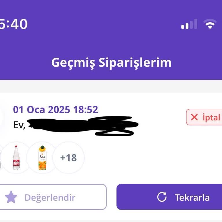 Yanlış Sipariş İptalinde İade Sorunu