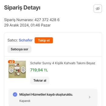 Hepsiburada İptal Edilen Kahvaltı Takımı Siparişi Hayal Kırıklığı