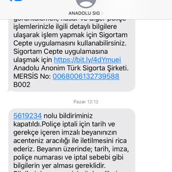 Yanlış Yapılan Konut Sigortası İptal Sorunu