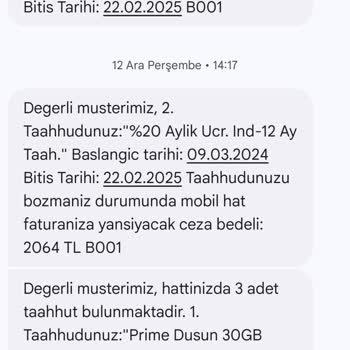 Taahhüt Bozma Cezası Ve Haksız Fatura Ücreti