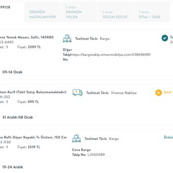 Vivense'den Teslimat Ve İade Krizi!