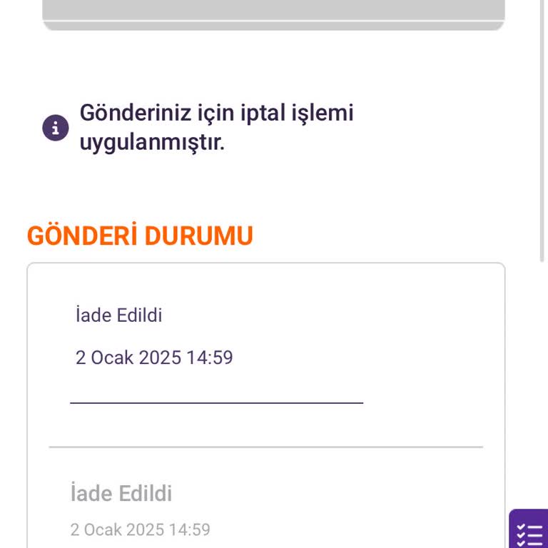 Yanlış İade Nedeniyle Mağduriyet