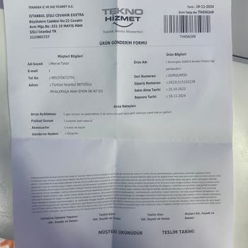 Teknosa'dan Alışveriş: Ürün Değişimi Ve Müşteri Hizmetleri Sorunu