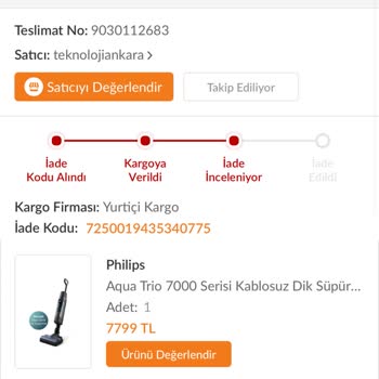 Kusurlu Ürün Ve Geciken İade Süreci