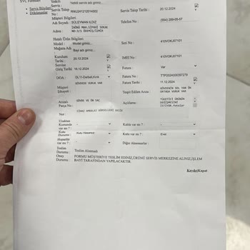 Kusurlu Ürün Ve Yetersiz Değişim Süreci