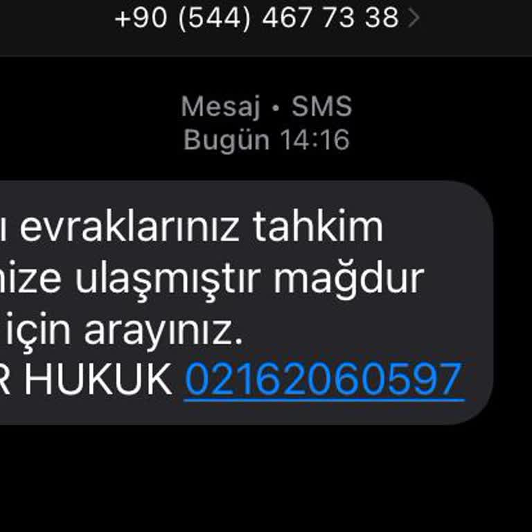 Yanıltıcı Hukuk Mesajlarıyla Mağduriyet Tehdidi