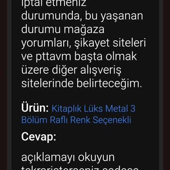 Müşteri Düşmanı Mağaza: Yanıltıcı Sipariş Ve İptal Süreci