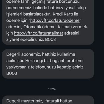 Faturasız Hatta Geçişte Yanıltıcı Bilgilendirme