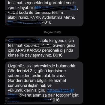 Teslimat Seçenekleri Sorunu: Kapıya Bırak Seçeneği Çalışmıyor