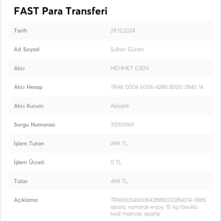 Instagram'dan Aldığım Kedi Maması Teslim Edilmedi, Muhatap Yok