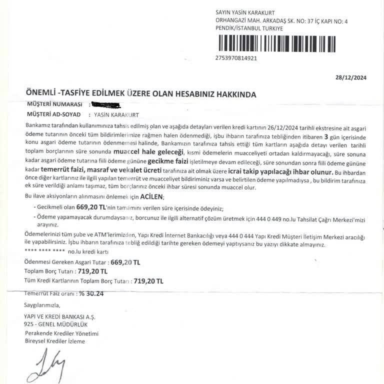 Yanıltıcı Kart Aidatı Ve İzinsiz Kesintiler