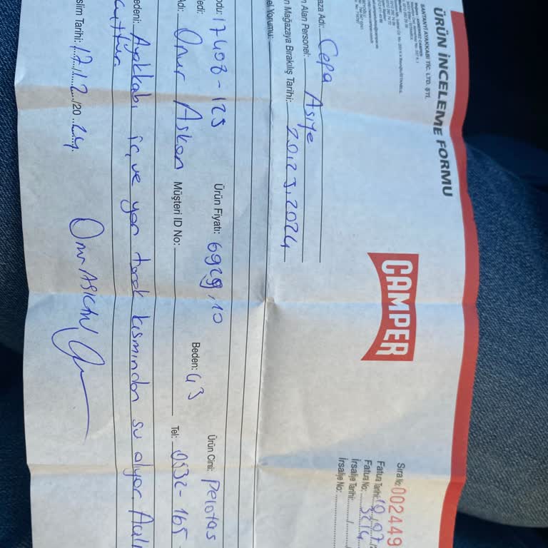 Garanti Kapsamında Çözülmeyen Ayakkabı Sorunu