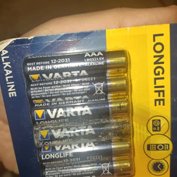 Varta Pilleri Alman Kalitesi Pil Hayal Kırıklığı