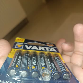 Varta Pilleri Alman Kalitesi Pil Hayal Kırıklığı