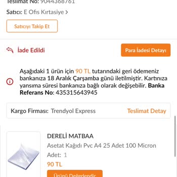 Yanlış Ürün İadesi Ve Güven Kırıcı Deneyim
