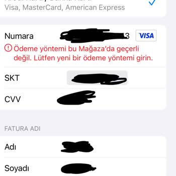Apple Cihazlarda İninal Kart Kullanım Sorunu