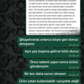 Defolu Ürün Ve Kötü Müşteri Hizmeti Deneyimi