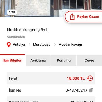 Hepsiemlak Kiralık Ev İlanında Kapora Yanıltması