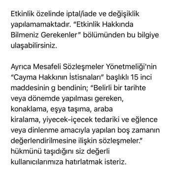 Bilet İptali Ve İade Sürecinde Yaşanan Sorun