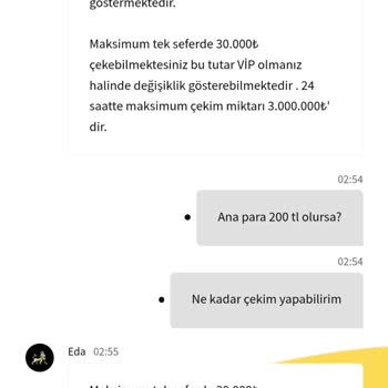 Kazandığım Paranın Eksik Yatırılması Hakkında Şikayet