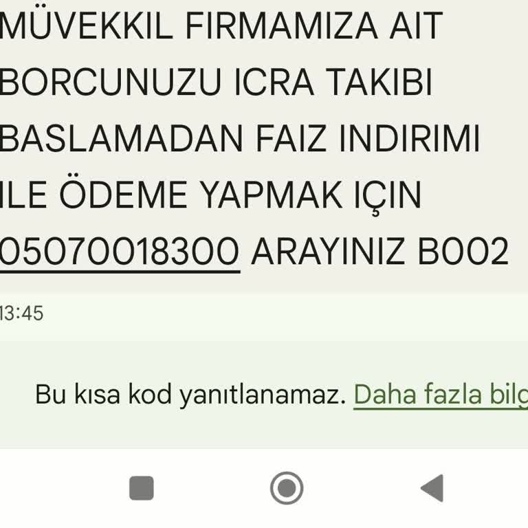 Uckoclar Hk (SMS) Yanıltıcı Mesajlarla Karşılaşma!