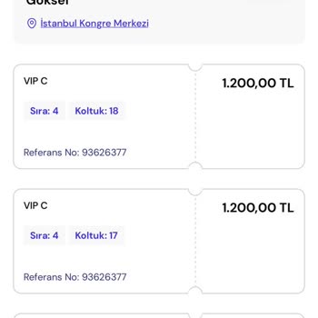 VIP Biletle Sahneyi Görememe Sorunu