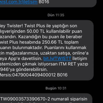 Beklenmedik Puan Silinmesi