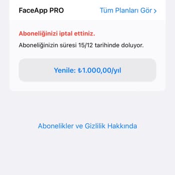 Faceapp Yanlışlıkla İndirilen Uygulama İçin Para İadesi Talebi