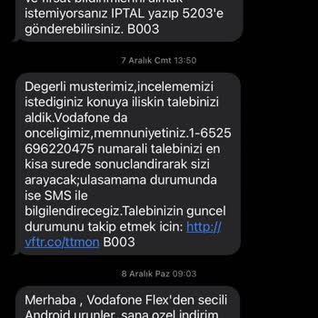 Vodafone Cihaz İadesi Mağduriyeti
