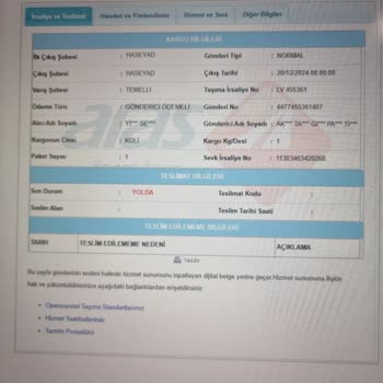 Sürekli Geciken Kargolar Ve İletişim Sorunları