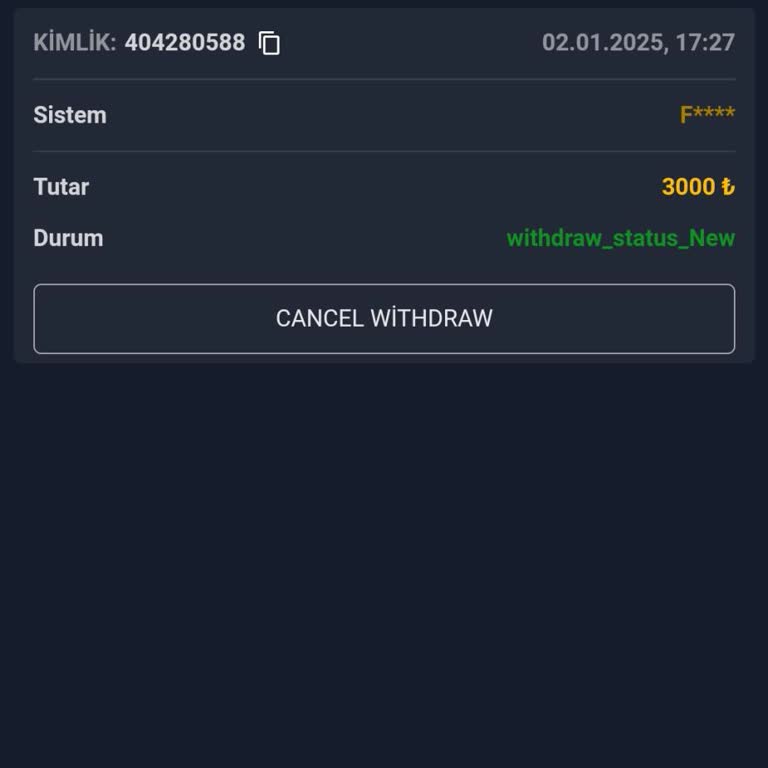 Bonus Veriliyor, Çekim Yapılamıyor