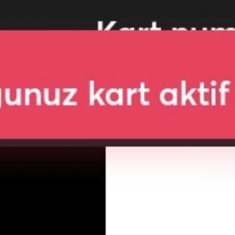 İninal Kart Aktivasyon Sorunu