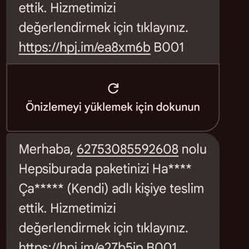 Eksik Teslimat Ve Yetersiz Müşteri Hizmetleri
