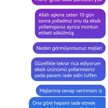 Eksik Ürün Ve İletişim Sorunlarıyla Karşılaşan Müşteri Mağduriyeti