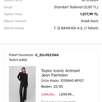 Mavi'den Defolu Ürün Ve İade Sorunu