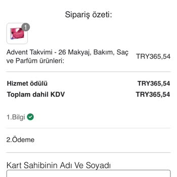 Sephora Sipariş İşlemi Sorunu