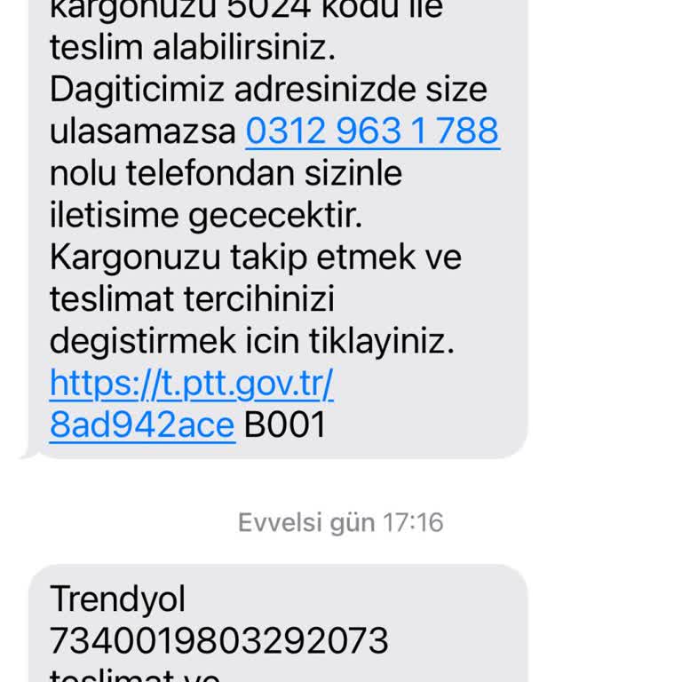PTT Kargo Teslim Edilmeyen Paket Ve İletişim Sorunu