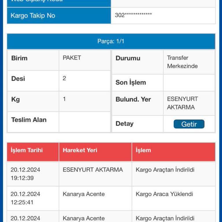 Sürat Kargo'nun Esenyurt'ta Bekleyen Kargosu İçin Acil Çözüm Talebi