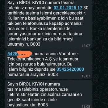 Vodafone'a Geçişte Yaşanan Hatalar Ve Mağduriyet