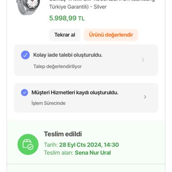 Çakma Watch6 Classic Ve İade Sorunu