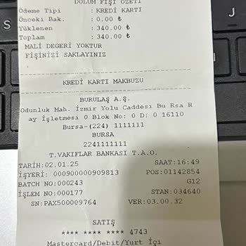 Otomat Hatası: Abonman Yüklemesi Yanlış İşlem