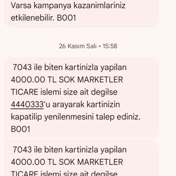 Bilgim Dışında Yapılan İşlemler Ve İlgisiz Müşteri Hizmetleri